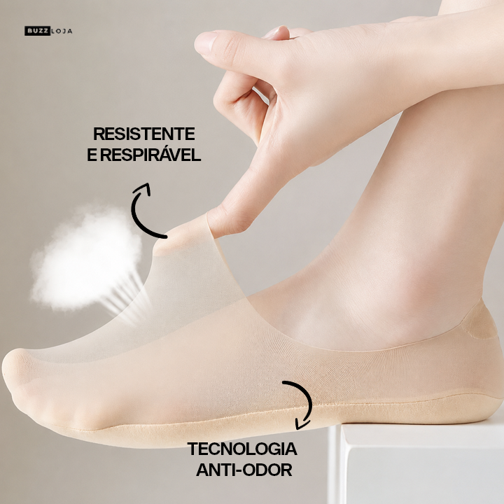 Pack Invisível Comfort - 5 Pares