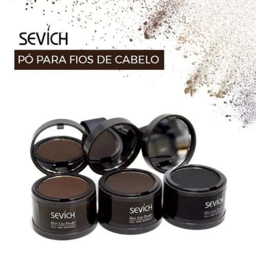 Pó Maquiagem p/ Cabelo à Prova D'água, diga Adeus às Falhas Unissex - SEVÍCH ✅ - Buzz Loja